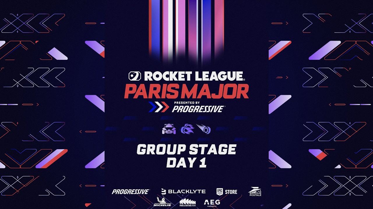 PARIS MAJOR | MAIN STREAM | GROUP STAGE | DAY 1 | RLCS 2026