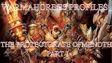 Warmahordes Profiles: THE PROTECTORATE OF MENOTH, PART 1