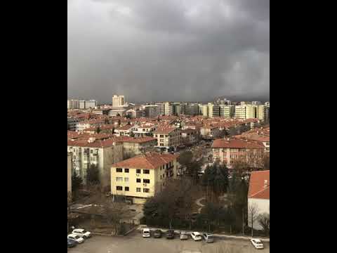 Ankara kar yağışı 23.01.2020