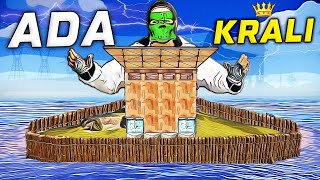 Tek Başima Adayi Tamamen Surla Çevi̇ri̇p Ele Geçi̇rdi̇m Ada Kralliği Rust Türkçe Solo Film