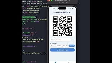 UI QR Code Generator #flutter #reactnative #javascript