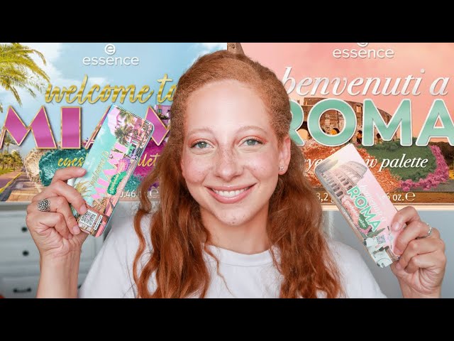 NEW ESSENCE EYESHADOW PALETTES | Benvenuti a Roma | Welcome to Miami | Full  Review - YouTube | Lidschatten