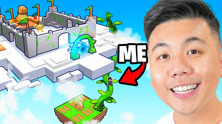 I Grew My OWN Beanstalk To Cloud Island in Grow a Garden