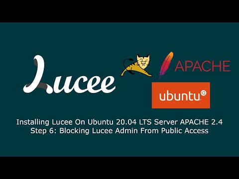 Installing Lucee on Ubuntu 20.04 LTS Server Apache - Step 6: Blocking Lucee Admin From Public Access