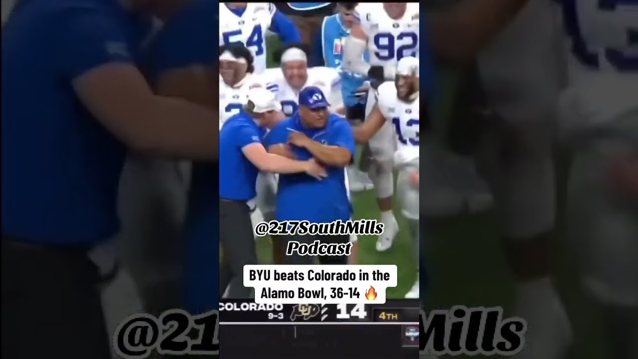 BYU Beats Colorado In The Alamo Bowl DeionSanders NCAA CollegeFootball