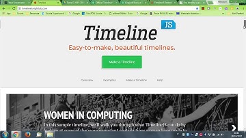 TimelineJS - videotutorial