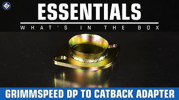 GrimmSpeed 3in Downpipe to Stock Cat Back Adapter - What