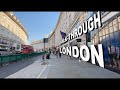 LONDON 🇬🇧-Oxford Street, Regent Street, Piccadilly Circus, Leicester Sq & Soho - 4k 1hr WALK-THROUGH