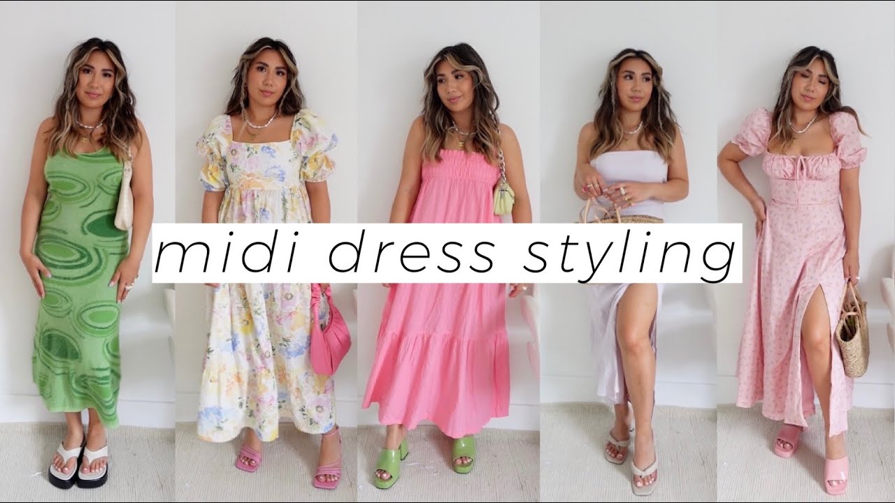 Styling Midi Dresses & My Midi Dress Faves | Occasion-wear, Wedding ...