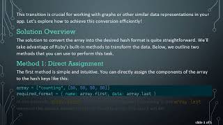 How to Convert Array to Hash in Rails Easily Wealth
