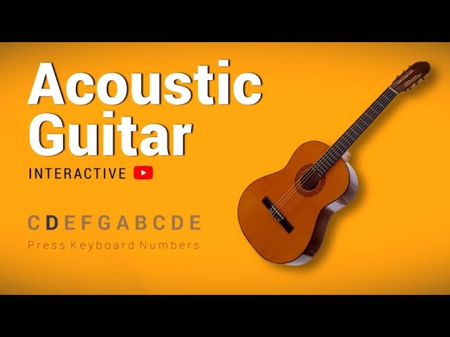 Legende ugentlig begynde YouTube Acoustic Guitar - Play on YouTube with keyboard numbers - YouTube