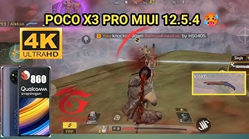 POCO X3 PRO MIUI 12.5.4 CODM GARENA SERVER SOLO VS SQUAD (4K)