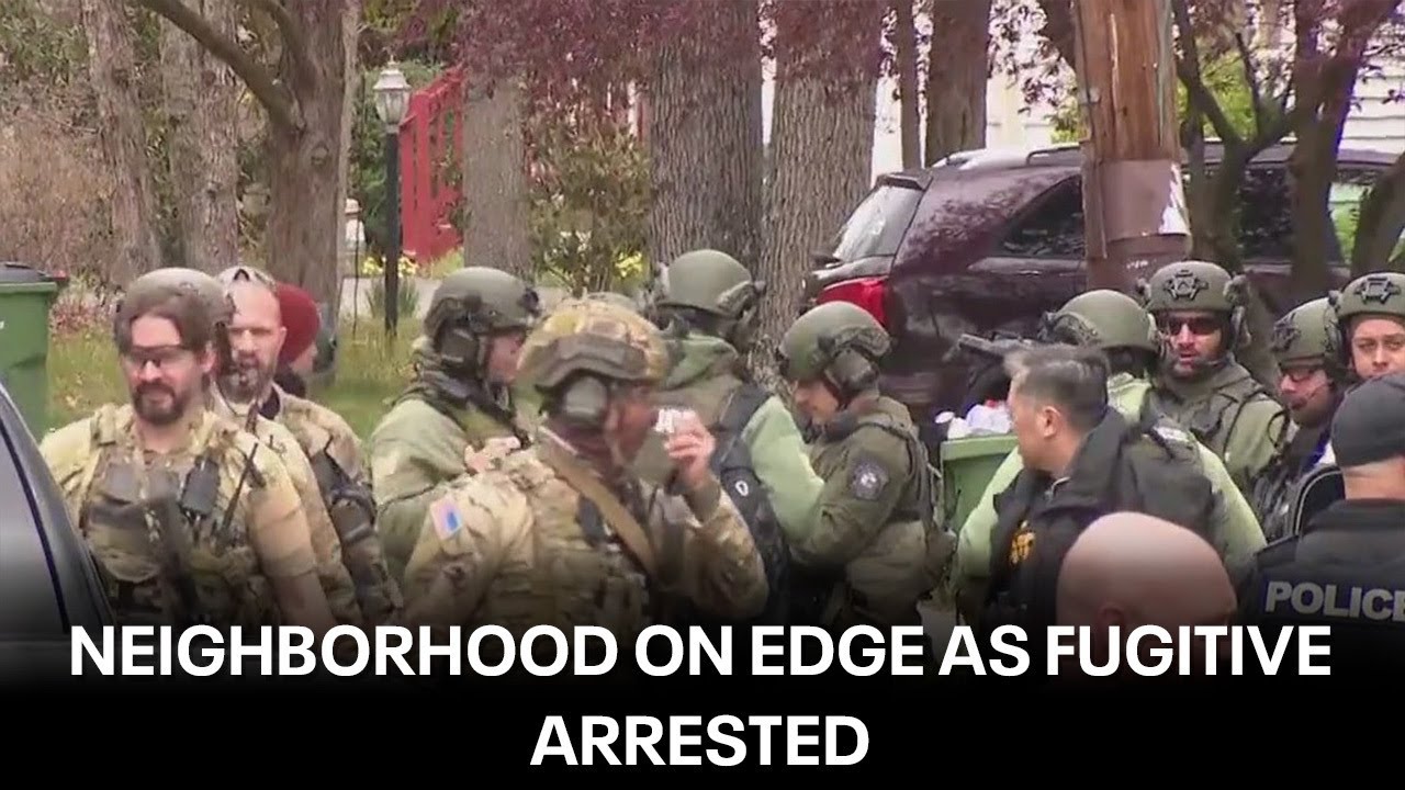 Fugitive arrested after more than 24-hour standoff - YouTube
