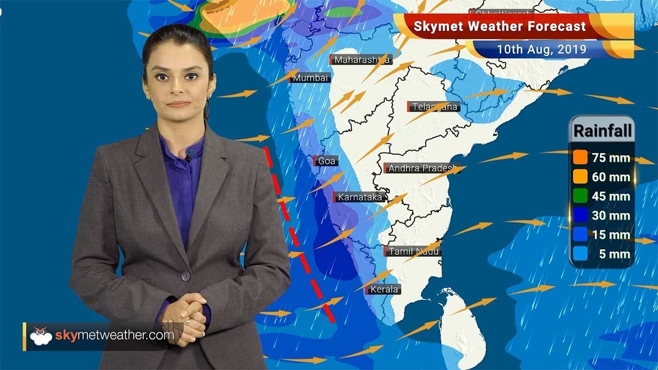 Weather Forecast Aug 10 Moderate rains with few heavy spells in Kerala