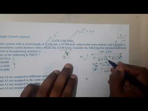 GATE CSE 2020 || COMPUTER ORGANIZATION || GATE Insights Version: CSE