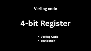 4-bit Register Verilog Code + Testbench