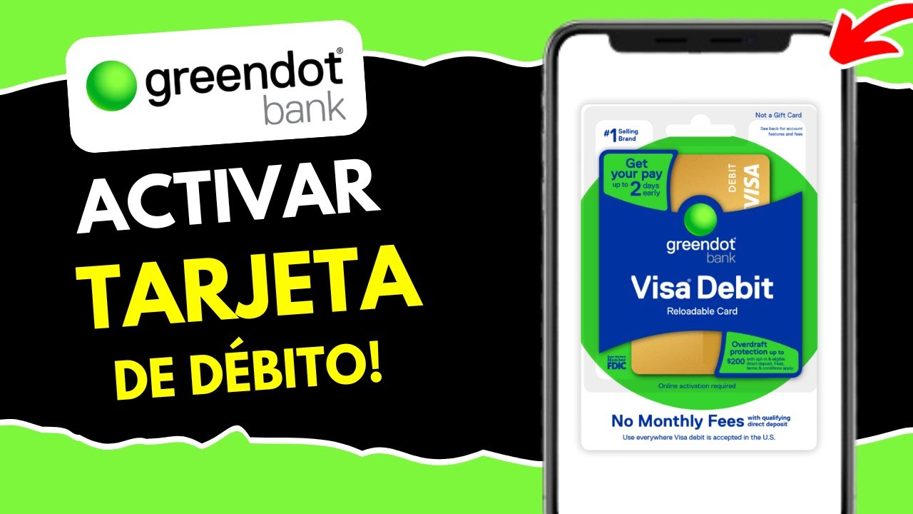 Cómo ACTIVAR una Tarjeta de Débito VISA Green Dot (¡en 1 minuto!)