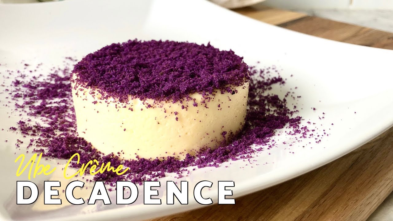UBE CRÈME DECADENCE | UBE PANNA COTTA | Mom and Jad's Kitchen