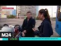 Иномарка врезалась в маршрутку на остановке в Москве - Москва 24