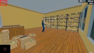 Расширяем склад для новых товаров в Supermarket Simulator №10