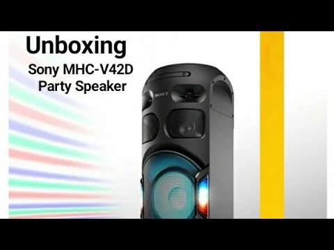 sony party speaker v42d