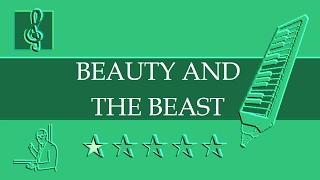 Melodica Notes Tutorial - Beauty And The Beast - Disney (Sheet Music) chords