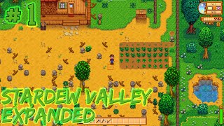 картинка: Stardew Valley Expanded #1 - Старт на новой ферме с модом Expanded и некоторыми мелкими.