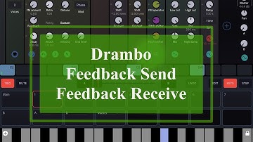 BeepStreet Drambo - Tutorial: Exploring the groovebox Part 47, Feedback Send, Receive