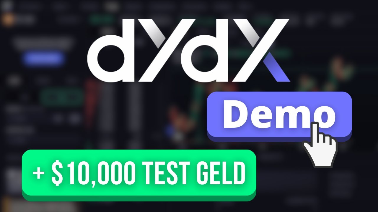 dydx Demo Trading Tutorial ✅ dydx testen mit Demo Konto [Schritt für Schritt Anleitung]