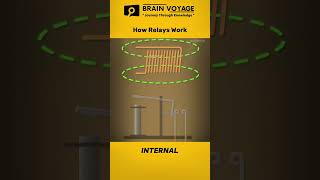 How an Electromagnetic Relay Works | Simple Explanation  #shortvideo #electrical #electrician#shorts