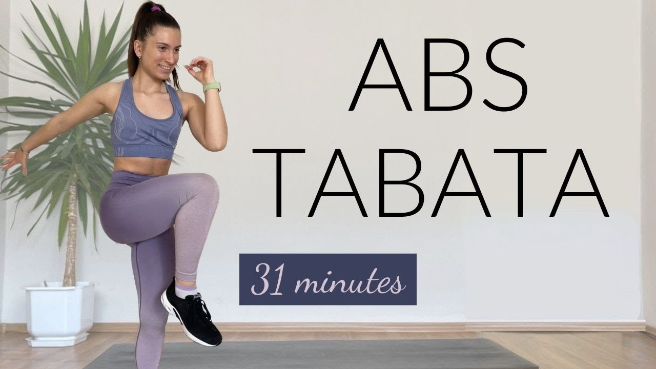 TABATA and ABS (+pyramid) | 31 Minute Home Workout - YouTube