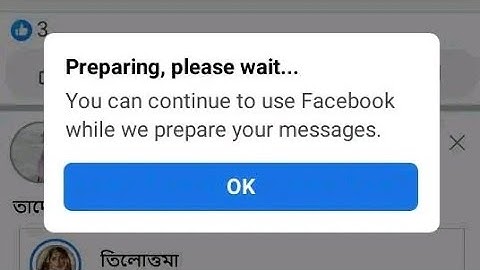 Hoe u het probleem kunt oplossen: Even geduld a.u.b. U kunt Facebook blijven gebruiken terwijl wi...