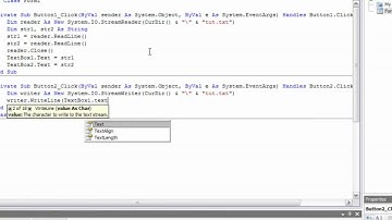 Awesome Tutorial - VB - Writing multiple lines to a file
