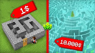 NOOB vs PRO: GIANT MAZE BUILD CHALLENGE in Minecraft ! Villagers Built a MAZE | Alexbro