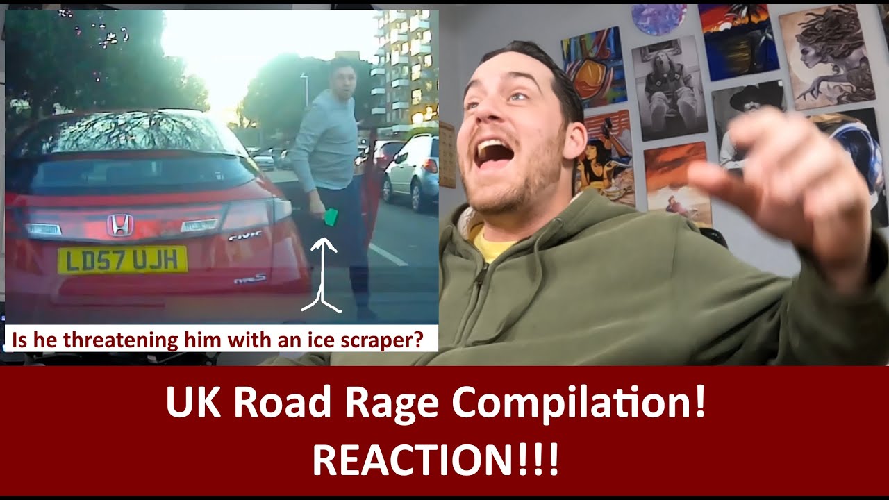 American Reacts UK Road Rage Caught On Dashcam Compilation REACTION ...