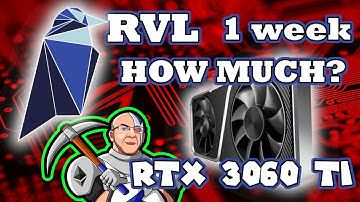 RLV Ravencoin Lite Mining and 1 week Test on Dual RTX 3060 TI | How much did I make?