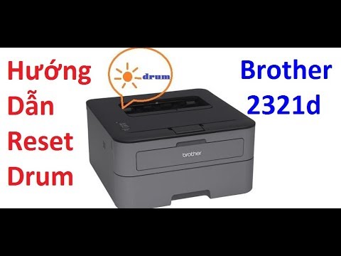 Hướng dẫn Reset Drum máy in Brother HL2321D (Manual Reset Printer Drum Brother HL2321D) | Foci