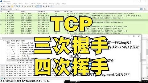 详细讲解TCP协议的三次握手和四次挥手