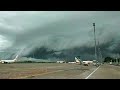 SUBHANALLAH..Awan Menyerupai Gelombang Tsunami di Langit Makasar
