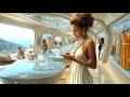 FUTURE EARTH 2090 🌿 (4K) Relaxing Utopian Cities & Ambient Music