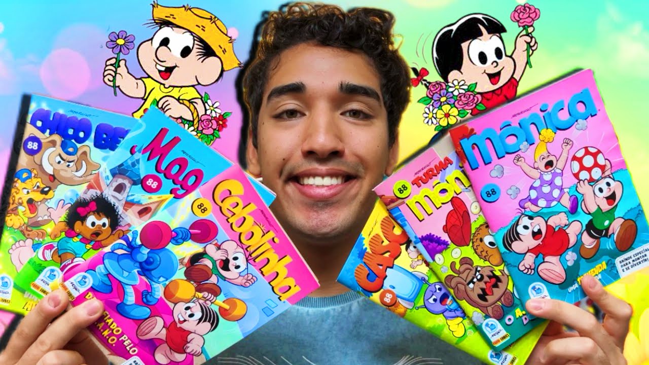 GIBIS 88 da TURMA DA MÔNICA (Com maquete de primavera)