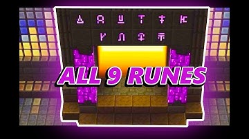 All 9 secret rune Locations : Minecraft Dungeons
