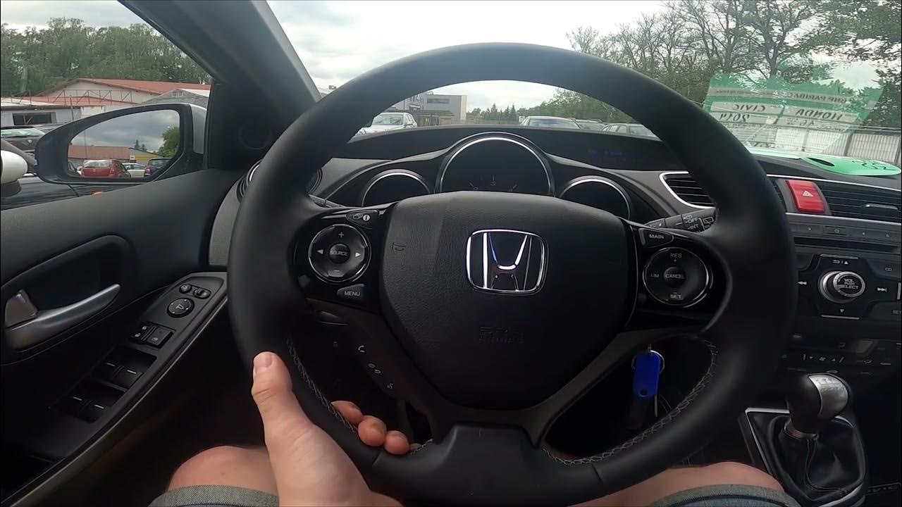 How to Adjust Steering Wheel Position in Honda Civic IX ( 2012 2017