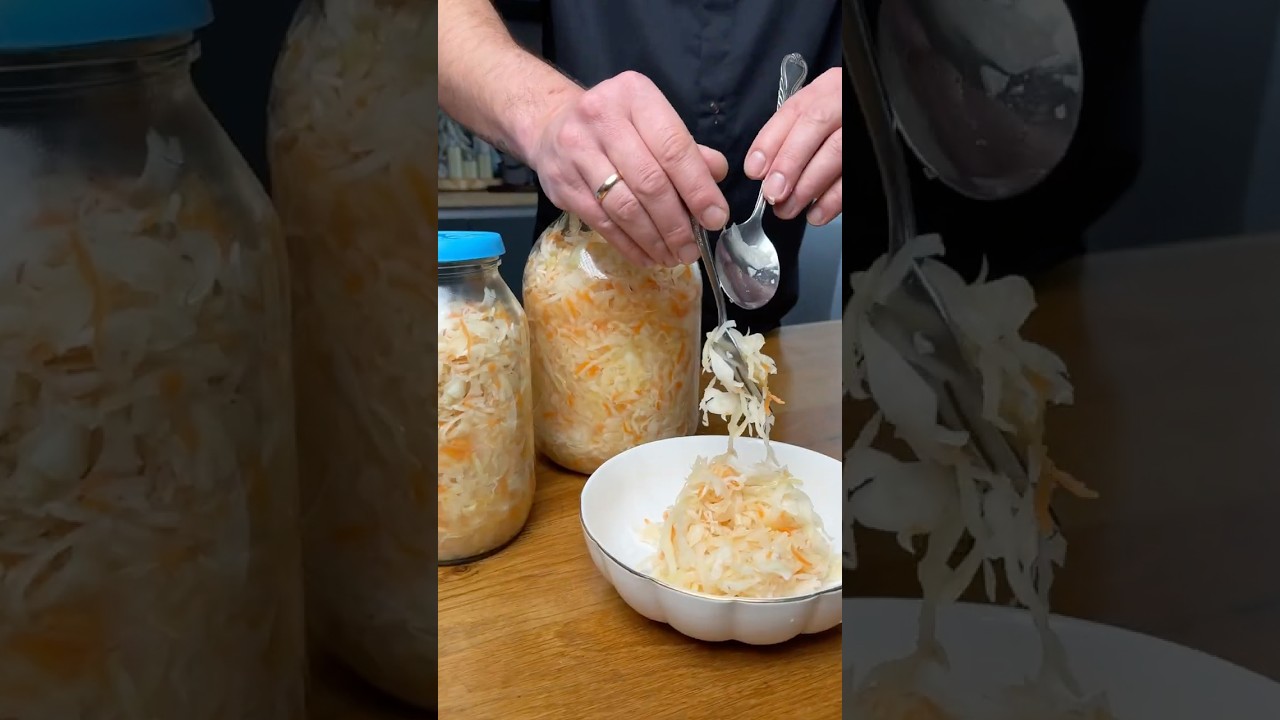 Рецепт самой полезной квашеной капусты #капуста #кулинария #еда