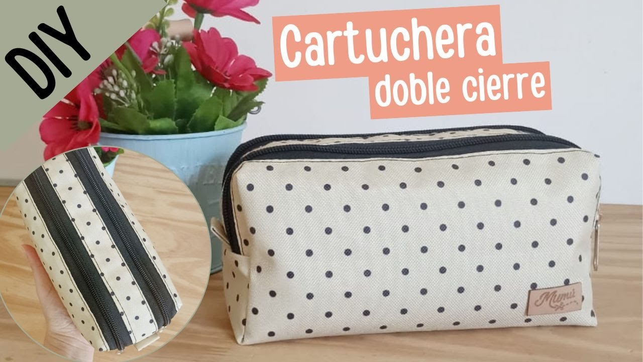 CARTUCHERA DOBLE CIERRE || DIY