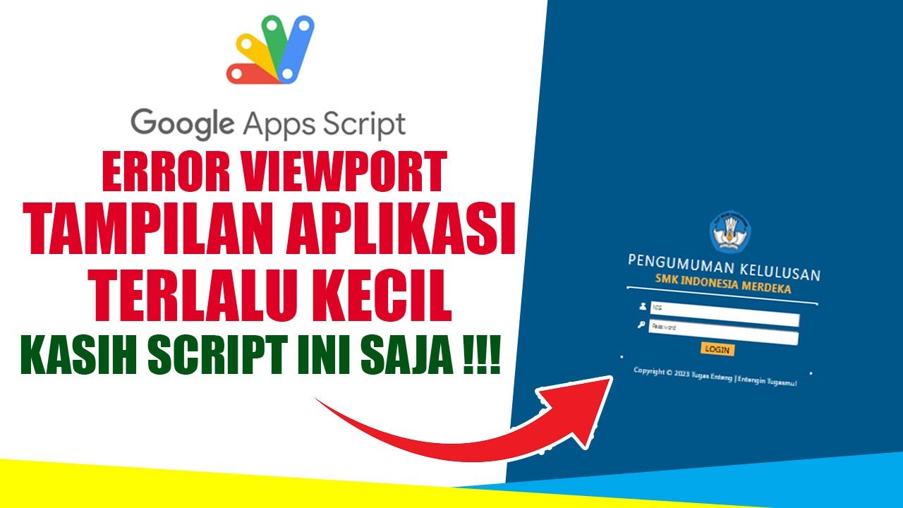 Tampilan Script SOLUSI TAMPILAN TERLALU KECIL APLIKASI GOOGLE APPS SCRIPT - META ...