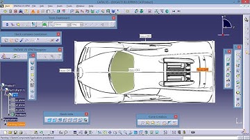CATIA Tutorial | Surfacing |  Bugatti Chiron | Part 1