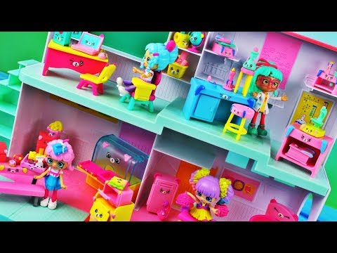 Shopkins Happy Places • Liceum Happyville & Laboratorium & Stołówka & Sala lekcyjna • Openbox