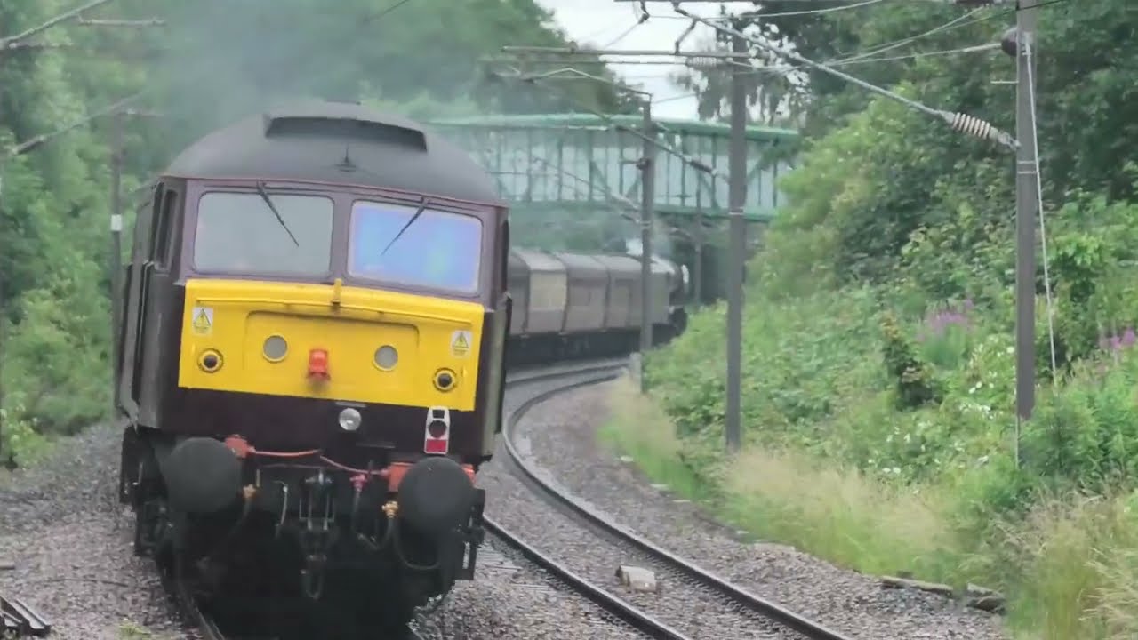 Railtours and freight at Cramlington Station 4th March 2021 to 21st December 2024 in Full 4K Ultra H