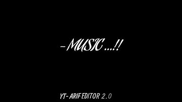 ~ Srotoshini (স্রোতস্বিনী)  BANGLA BLACK SCREEN VIDEO | EDIT BY - @arifeditor2.0 ♣️🥀